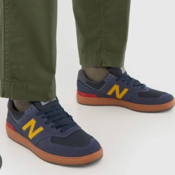 NEW BALANCE 574 All Coast AM 574 Skate Mens Shoe Navy Gum